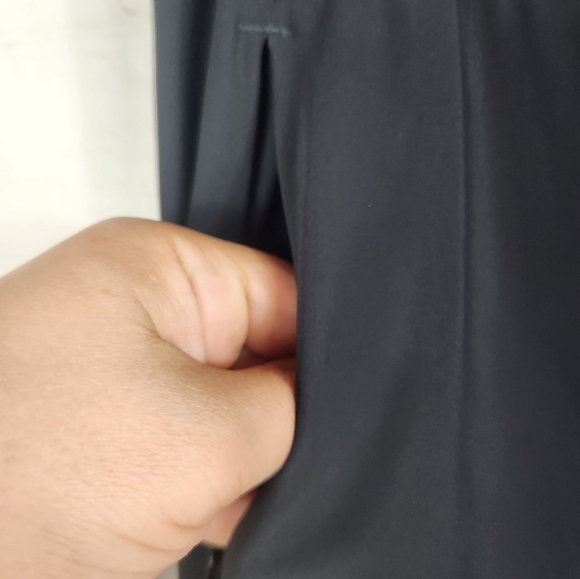 Athleta Travel Work Athletic Casual Essential Cosmic Wide Leg Pants Black 16T - Picture 9 of 14